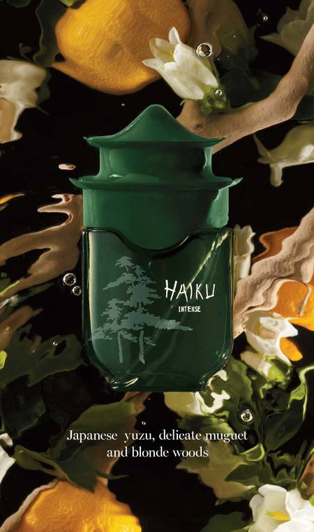 Haiku Intense
Japanese yuzu, delicate muguet and blonde woods