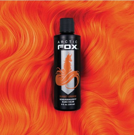 Arctic Fox Sunset Orange Semi-Permanent Hair Color