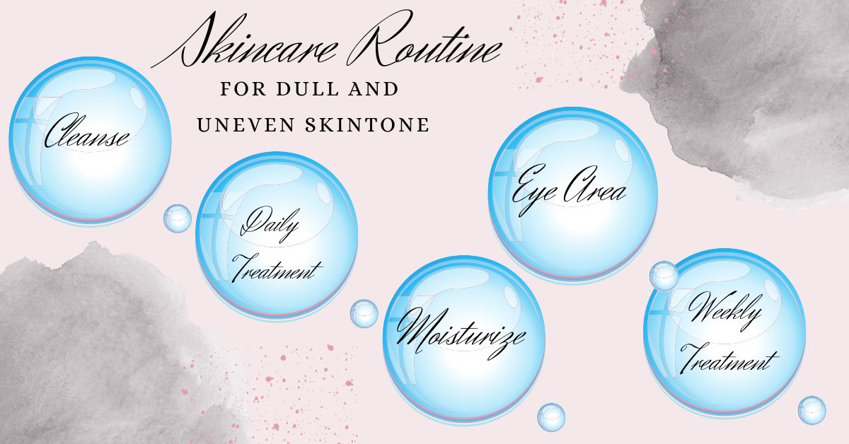 Skincare Routine for Dull and Uneven Skintone