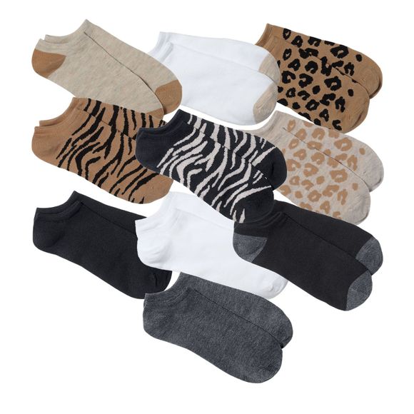 10-Pack Fashion Ankle Socks