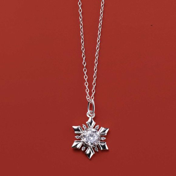 Sterling Silver Snowflake necklace