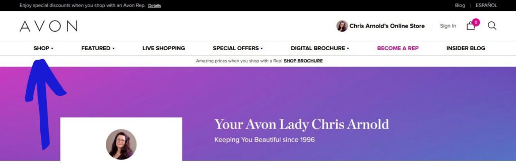 filtering for vegan products on Avon.com