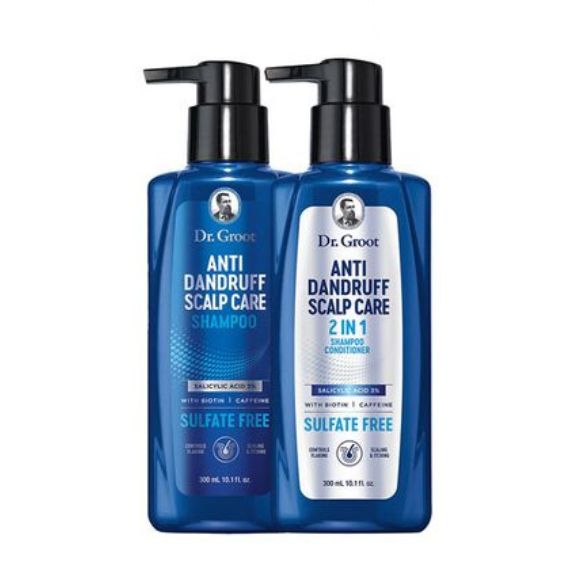 Dr Groot Anti Dandruff Shampoo and 2 in 1 Shampoo Conditioner